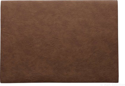 Салфетка под посуду Asa Selection Vegan Leather, 46x33см, коричневый 78306/076