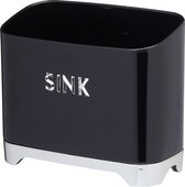 Органайзер для мытья посуды KitchenCraft Lovello Retro Black LOVSINKBLK