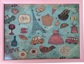 Поднос на подушке Top Art Studio Любимый Париж, 41x31см HSN1287-TA