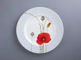 Сервиз столовый ИФЗ Премиум, Маки, 18 предметов, 6 персон, костяной фарфор 81.34142.00.1