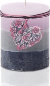 Свеча декоративная Bartek Candles Мерси, колонна 7x9см 5901685026147