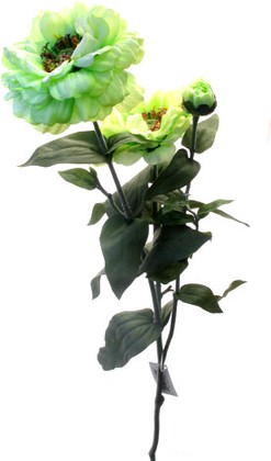 Цветок искусственный Top Art Studio Циния зеленая 80см E2206B-8