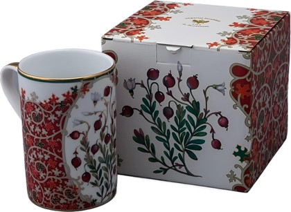 Бокал ИФЗ Соло, Клюква заповедная, 400мл, подарочная упаковка, фарфор 81.34281.00.1