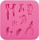 Силиконовые формочки, для девочек Tescoma DELICIA DECO 633010