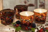 Свеча Время Кофе, стакан Bartek Candles 5901685035200