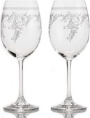 Фужеры для белого вина 450мл, 2шт. Кружево Crystalite Bohemia 4S032/450/28183х2