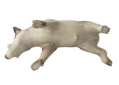 Скульптура ИФЗ Кабан-секач, 20x13см, ручная роспись, фарфор 82.54076.00.1