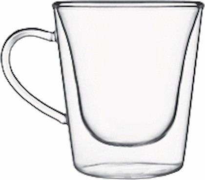 Чашка для эспрессо Luigi Bormioli Duos Thermic Glass 120мл, 2шт 08881/04