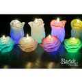 Bartek Candles ROSE WITH DIODA Свеча "Роза" - в коллекции, фигурка с подсветкой 75х125мм, артикул 5907602659979
