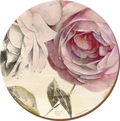 Подставки под тарелки на стол Creative Tops Античная роза, d29см, 4шт, пробка 5162897