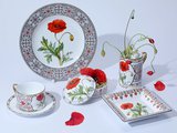Подставка для мелочей ИФЗ Квадратная, Мак восточный, 16.4x16.4см, фарфор, подарочная упаковка 81.34216.00.1