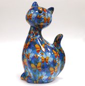 Копилка Кошка CARAMEL синяя Pomme-Pidou 148-00029/2