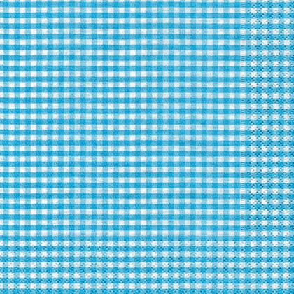 Салфетки для декупажа Paper+Design Синяя клетка, 33x33см, 20шт 21063
