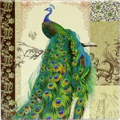 Подставки под горячее Art Atelier Павлин, 20x20см, керамика ART1112-TA