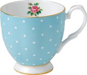 Кружка Полька Голубая 300мл Royal Albert 40002394
