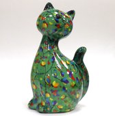 Копилка Кошка CARAMEL зелёная Pomme-Pidou 148-00029/1