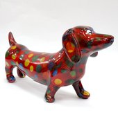 Копилка Такса TED красная в горох Pomme-Pidou 148-00014/1
