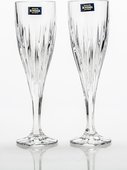 Фужеры для шампанского Эльза 180мл, 2шт Crystalite Bohemia 1KD08/0/99Т80/180Х2