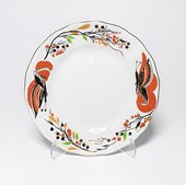 Тарелка десертная ИФЗ Тюльпан Бабочки, 15см, фарфор 80.00207.00.1