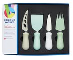 Набор ножей для сыра KitchenCraft Colourworks Classics, 4пр CWCLCHEESESET