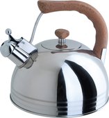 Чайник со свистком Regent Luxe, 2.5л, нерж. сталь 93-2503B.1