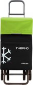 Сумка-тележка Rolser Termo Fresh MF, 4 колеса, термосумка, чёрная, лайм TER038negro/lima