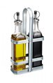 Подставка для масла и уксуса KitchenCraft Industrial Kitchen с 2 бутылками INDOILVIN2PC