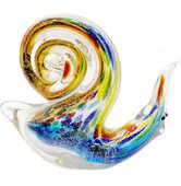 Фигурка стеклянная Top Art Studio Радужная улитка, 20x18см ZB1987-TA