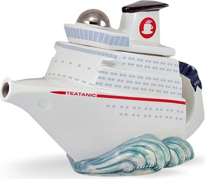 Чайник коллекционный "Круизный лайнер" (Cruise Ship Teapot) The Teapottery 4416