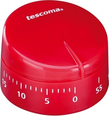Таймер кухонный Tescoma Presto, 60 мин, красный 636070.20