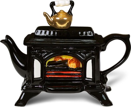 Чайник коллекционный "Чай с печи" (Woodburner Stove Teapot) The Teapottery 4468
