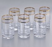 Стаканы для воды Идеал 250мл, 6шт Crystalite Bohemia 25015/250/43081K