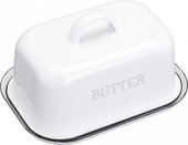 Масленка KitchenCraft Living Nostalgia Enamel LNENBUTTER