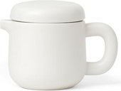 Чайник заварочный Viva Scandinavia Isabella, с ситечком, 0.6 л, фарфор, белый V76402