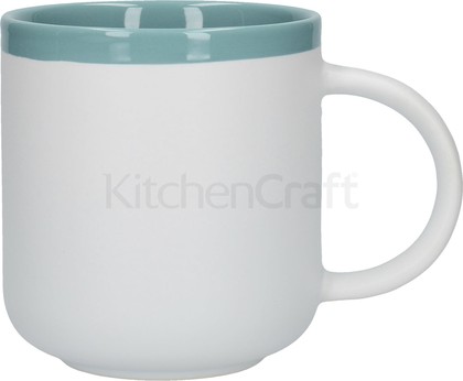Кружка KitchenCraft La Cafetiere Barcelona Latte, Ретро Блю, 400мл C000399