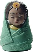 Статуэтка фарфоровая NAO Куклы мира - Индия (Dolls Of The World - India) 11см 02005111