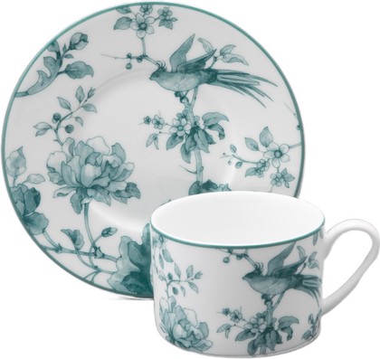 Чашка с блюдцем ИФЗ Соло, Monplaisir Green, 265мл, фарфор 81.32898.00.1