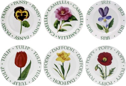 Набор тарелок Lesser & Pavey Цветы, 19см, 6шт LP99995n