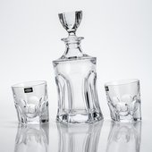 Набор для виски Акапулько графин 0,7л + 2ст. 320мл Crystalite Bohemia 99999/9/99S41/116