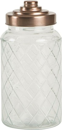 Ёмкость для хранения T&G Glass Jars Lattice 1200мл 13102