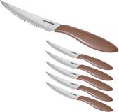 Нож для стейка Tescoma Presto 12см, 6шт, коричневый 863056.35
