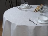 Скатерть льняная "Марго" 150x200см белая Белорусский лён 10c199/150x200/795/0