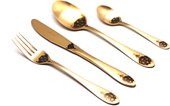 Набор столовых приборов Herdmar Atlanta Old Gold #5, 24 предмета, состаренное золото 027302467ELE13