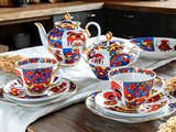 Чайник доливной ИФЗ Весенняя Народные узоры, 2000мл, фарфор 80.60810.00.1