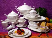 Столовый сервиз Саваж 31 предмет Top Art Studio LD0508-TA