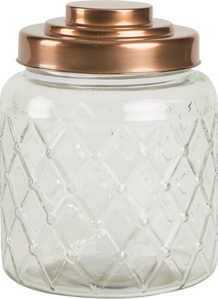 Ёмкость для хранения T&G Glass Jars Lattice 2600мл 13106