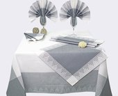 Скатерть 150x200см + 6 салфеток 48x48см Оксфорд Белорусский лён 16c414/150x200/35/1