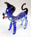 Фигурка стеклянная Top Art Studio Голубой щенок, 26см ZB2274-TA