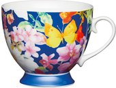 Кружка KitchenCraft Голубые бабочки 400мл KCMFTD05