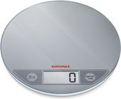Весы электронные кухонные круглые серебристые 5кг/1гр Soehnle Flip silver 66161